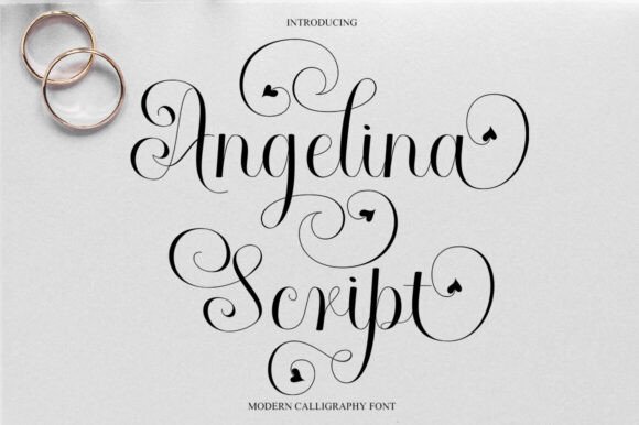 Angelina Script: A Modern Calligraphy Font for Elegant Design