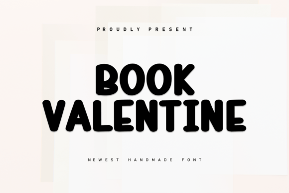 Book Valentine: The Bold Handmade Font for Modern Design