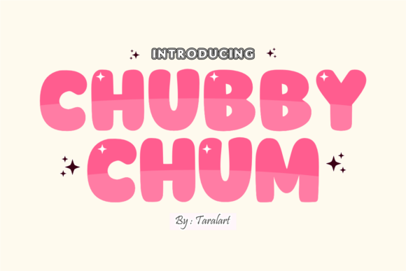 Chubby Chum: A Playful Bubble Font for Kids