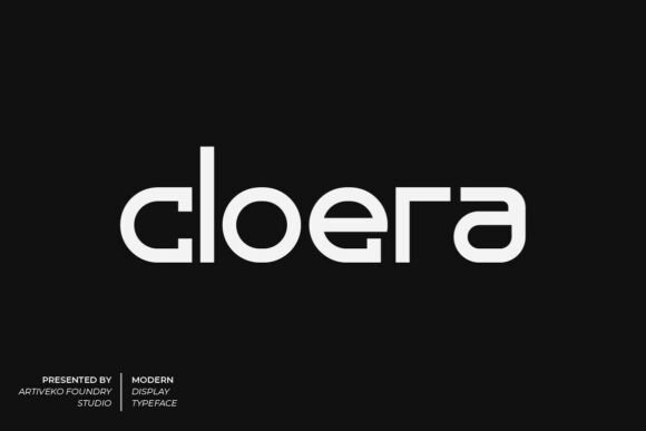 Cloera: The Modern Typeface for Elevated Design