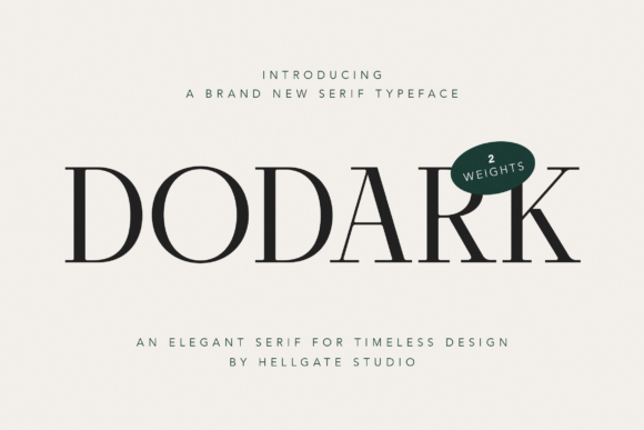 Dodark: The Elegant Serif Font for Modern Design