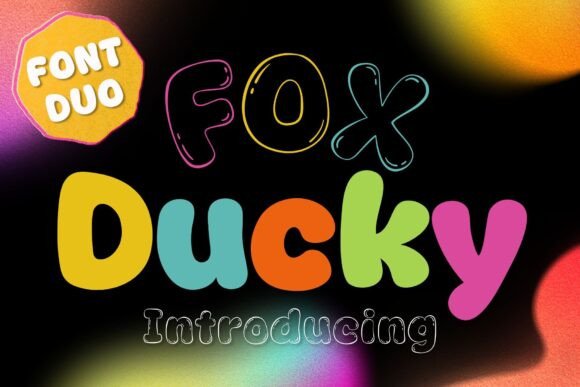 Fox Ducky: The Playful Font Duo for Vibrant Designs