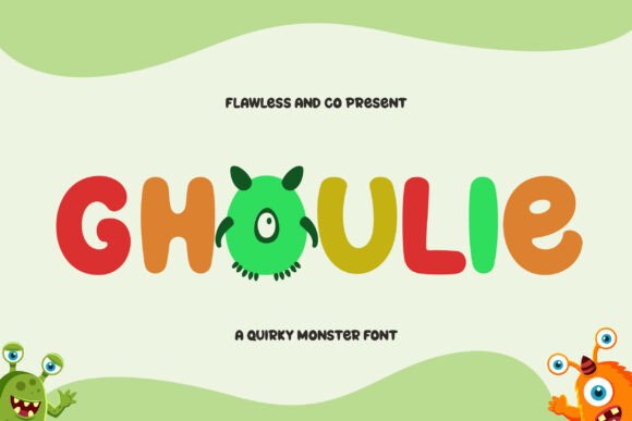 Ghoulie: A Playful Monster Font for Creative Designers