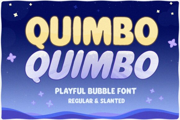 Meet Quimbo: The Playful Bubble Font for Joyful Design