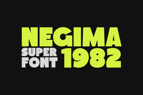 Negima 1982: Inject Bold Energy into Your Visual Design