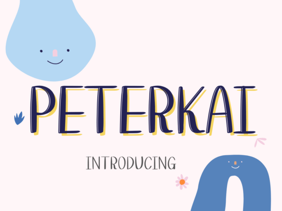 Peterkai: A Playful Display Font for Charming Design