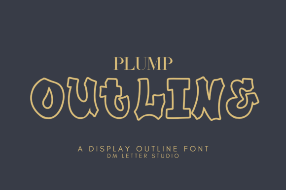 Plump Outline Font: Modern, Playful Typography for Bold Visuals