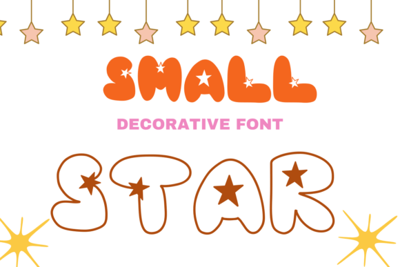 Small Star Font: Playful Typography for Creative Design