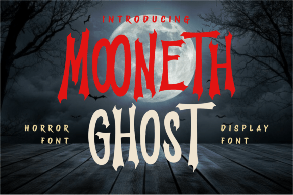 Unleash Supernatural Drama with Mooneth Ghost Font